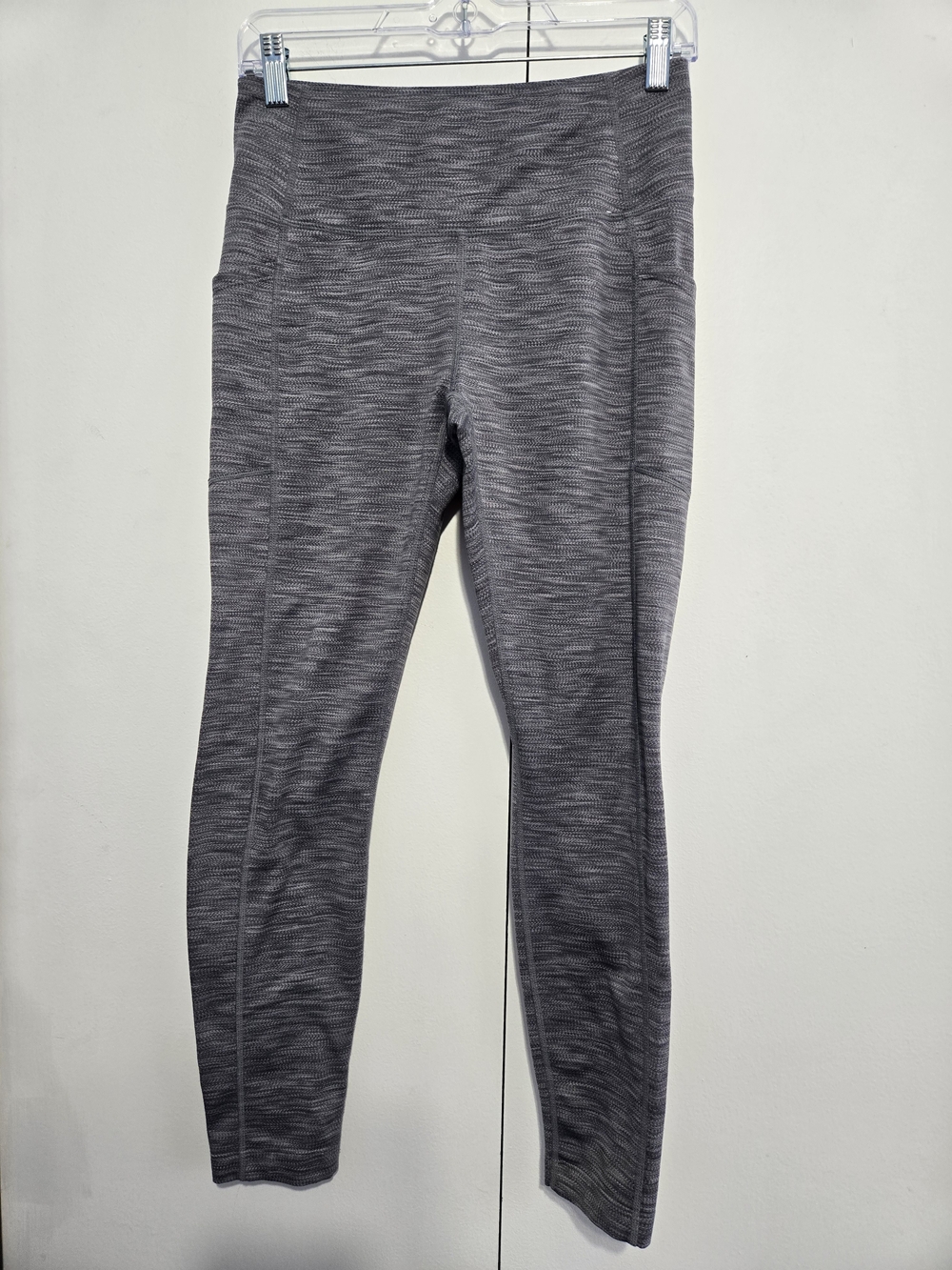 Mondetta Performance Gray Space Dye Leggings‎ Side Pocket Size Small
